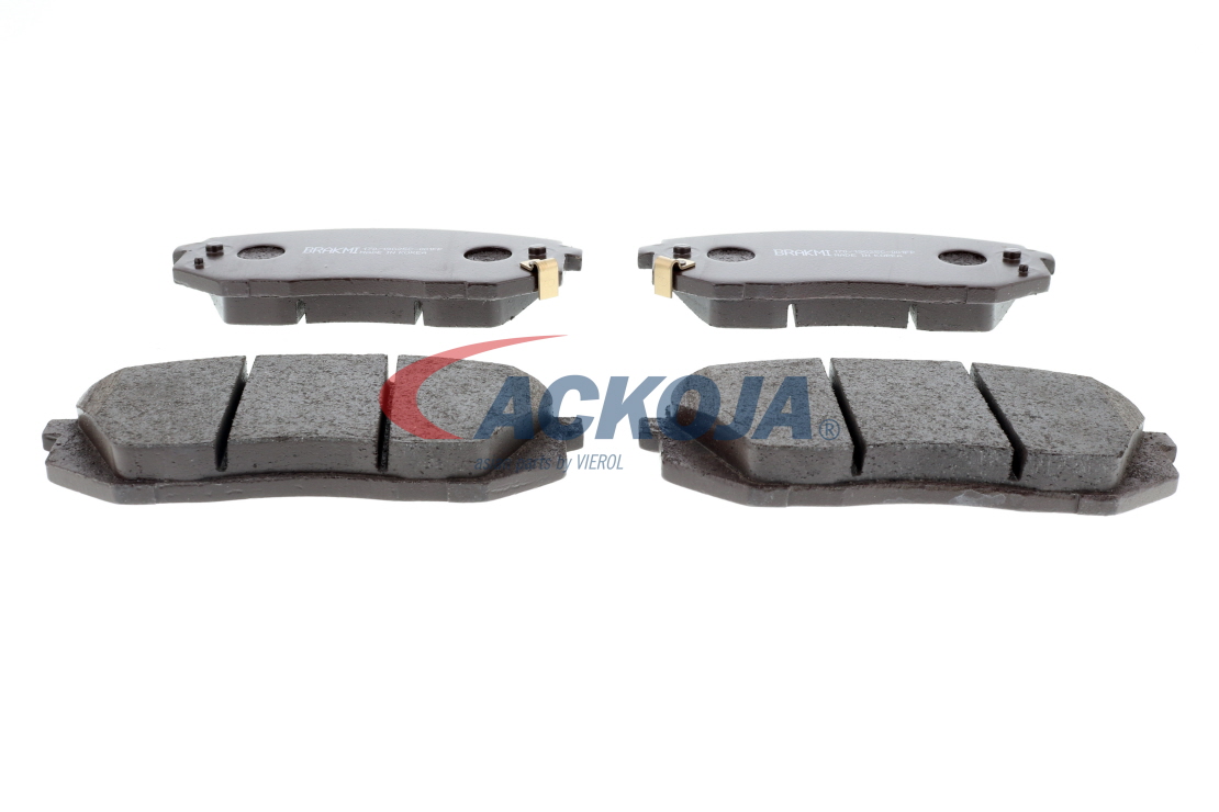 ACKOJA A52-2125: Sada brzdových destiček, kotoučová brzda Green Mobility Parts přední osa
