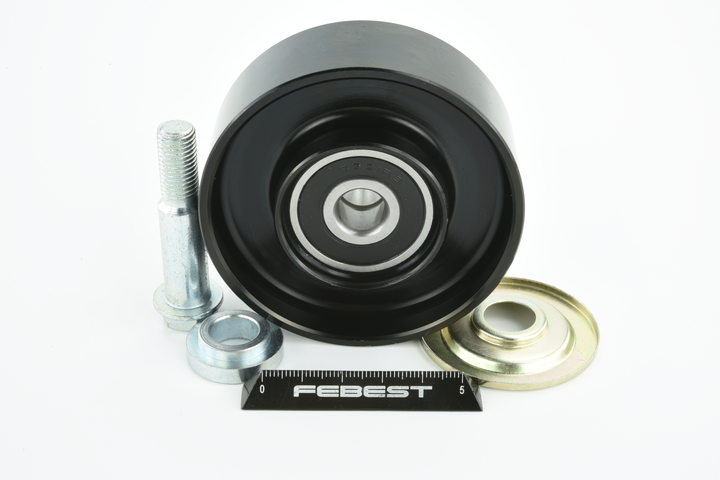 FEBEST 0188-KUN25: Geleiderol / omdraairol v-snaren Ø: 80mm, Ø: 80mm