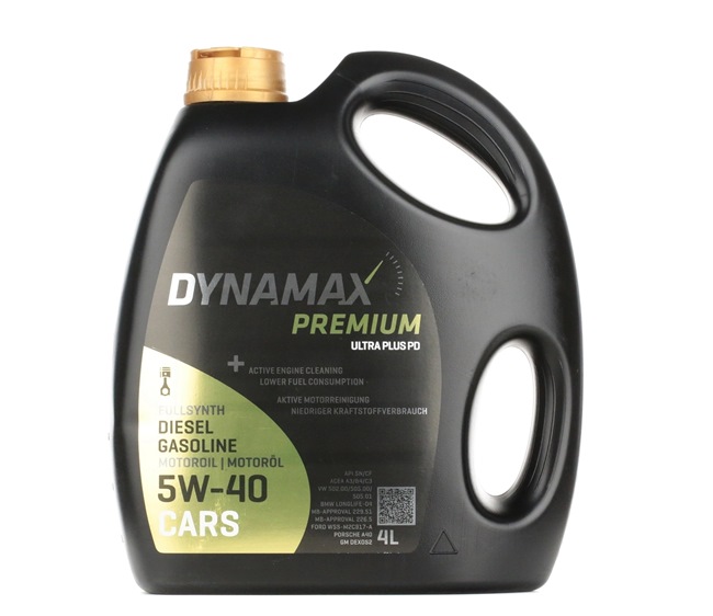 DYNAMAX 501600: Motorový olej 4l, 5W-40 Premium, Ultra Plus PD
