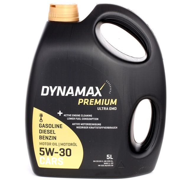 DYNAMAX 502020: Mootoriõli 5l, 5W-30 PREMIUM, ULTRA GMD