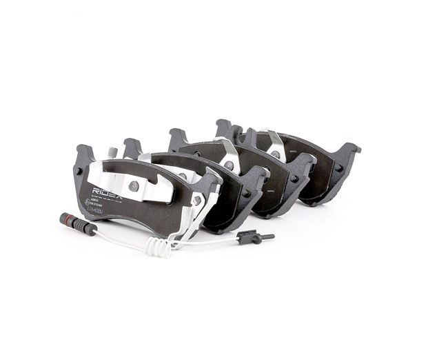 RIDEX 402B1144: Bremsbeläge JP GROUP Hinterachse, mit Kolbenclip