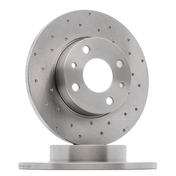 RIDEX 82B1687: Disco de freno Eje trasero, Ø: 240mm, macizo, Hierro fundido, Ø: 240mm, sin recubrimiento, sin tornillos