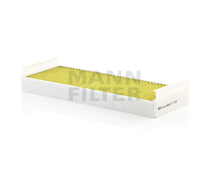MANN-FILTER FP 4795: Innenraumfilter Aktivkohlefilter mit Polyphenol, mit antibakterieller Wirkung, Feinstaubfilter (PM 2.5), mit fungizider Wirkung, Aktivkohlefilter, FreciousPlus