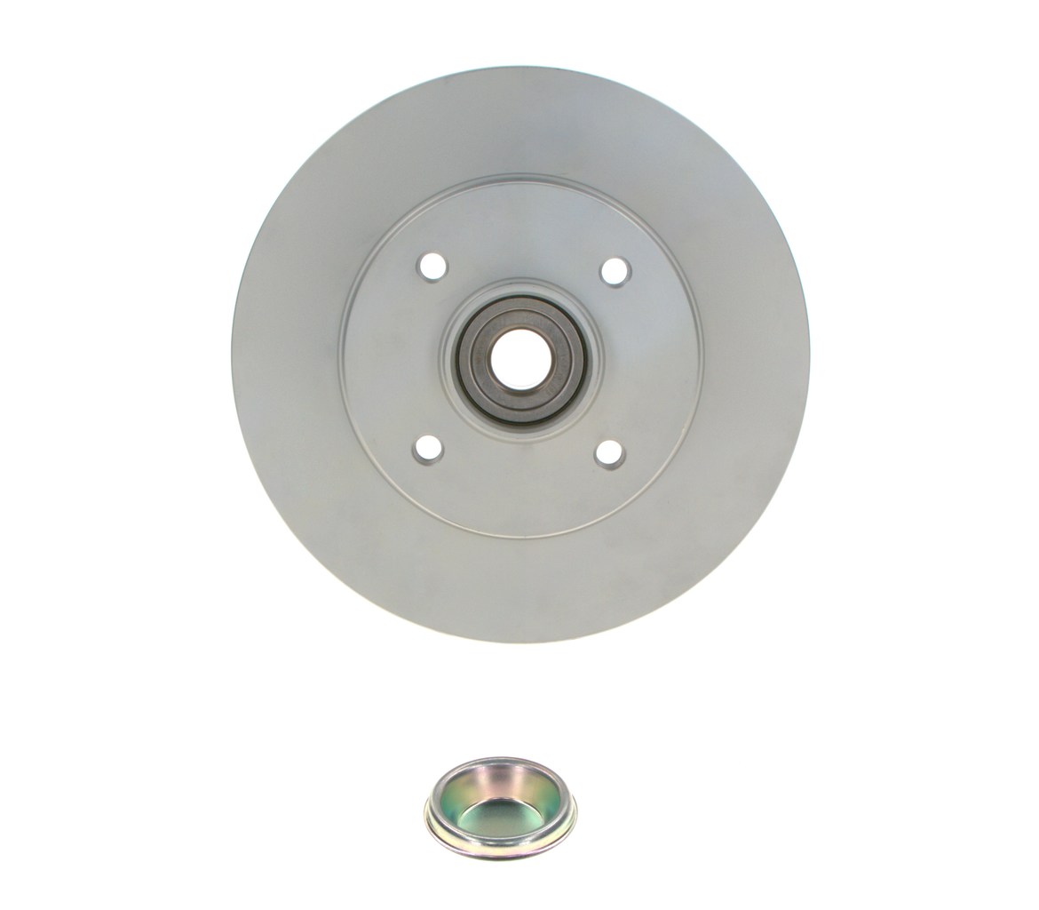 BOSCH 0 986 479 E72: Brzdový kotúč Ø: 249mm, plný, Ø: 249mm, potiahnutá, s ložiskom kolesa, skruzkom ABS