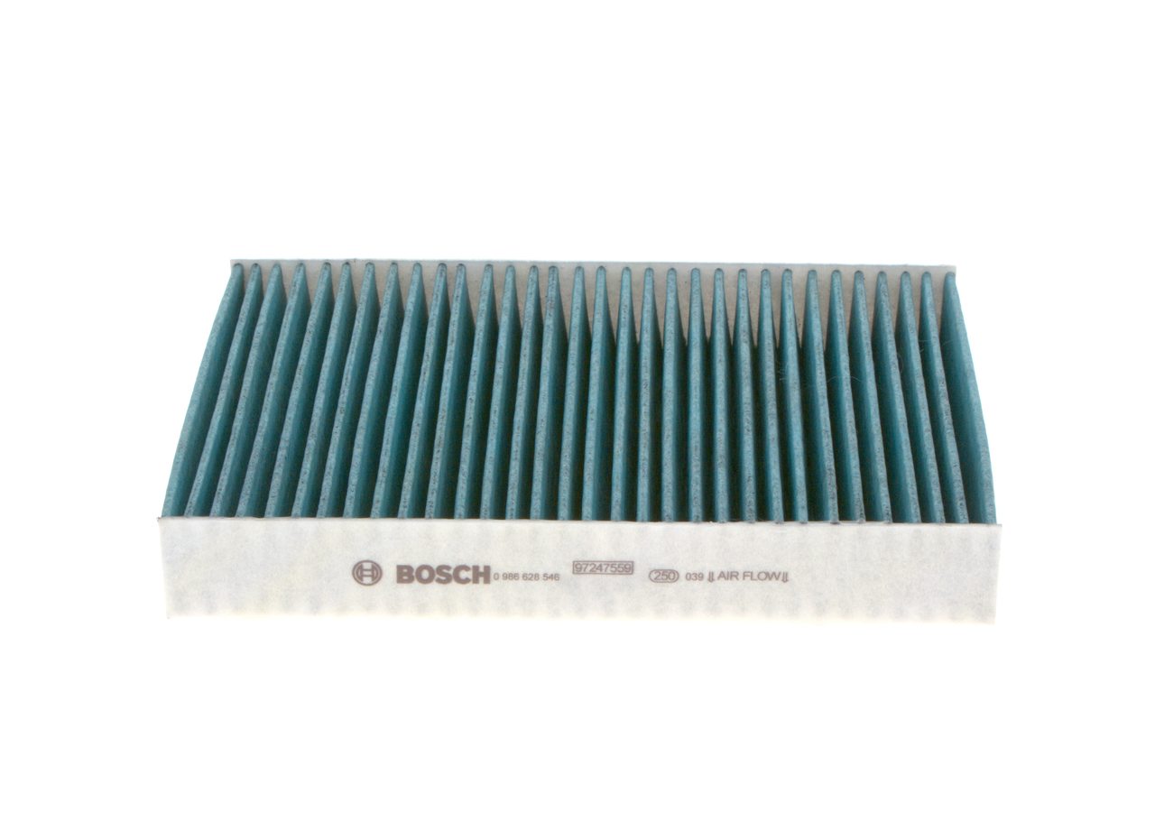 BOSCH 0 986 628 546: Filtr, vzduch v interiéru Filtr s aktivním uhlím, FILTR+