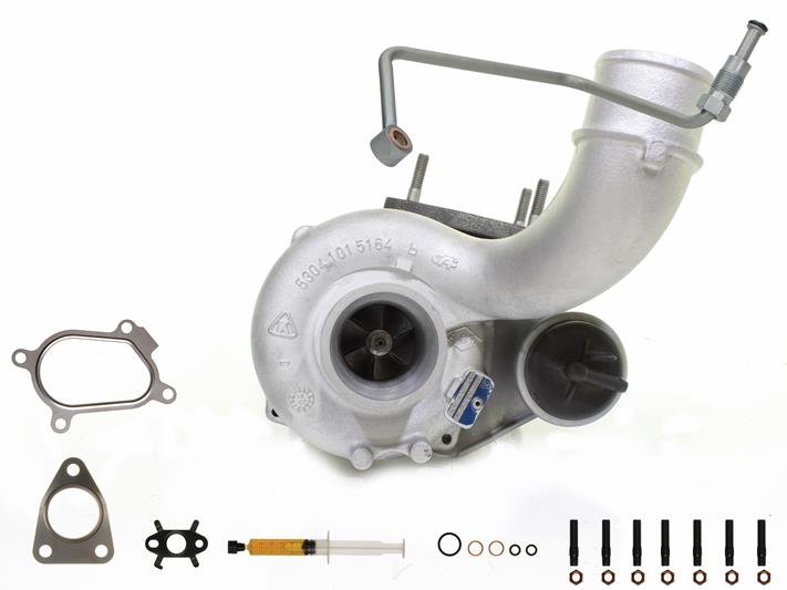 ALANKO 900003S2: Turbolader Motor, mit Anbau-/Befestigungsmaterial, inkl. Dichtungssatz, mit Ölleitung