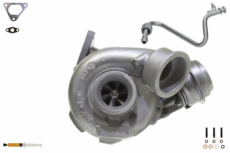 ALANKO 900006S1: Turbolader Motor, mit Anbau-/Befestigungsmaterial, inkl. Dichtungssatz, mit Ölleitung
