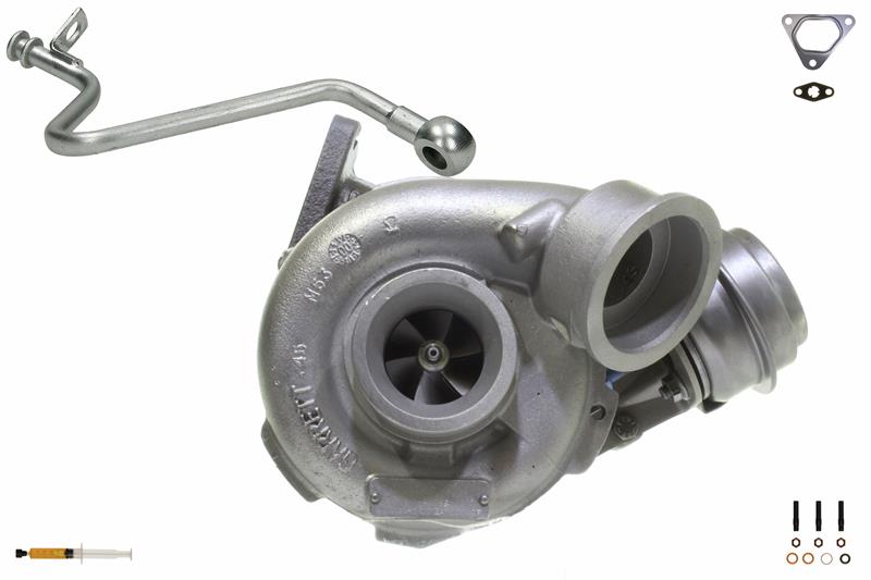 ALANKO 900006S2: Turbolader Motor, mit Anbau-/Befestigungsmaterial, inkl. Dichtungssatz, mit Ölleitung