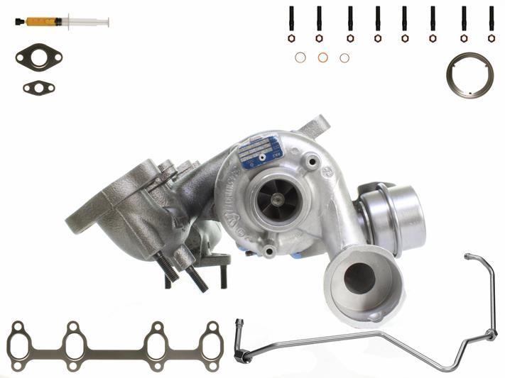 ALANKO 900008S1: Turbocompresor Motor, con material de montaje/fijación, incl. kit de juntas, con tubería de aceite