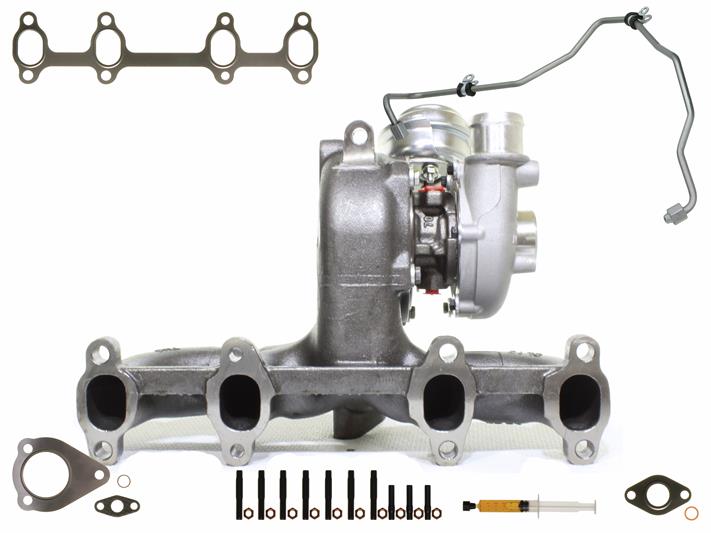 ALANKO 900010S1: Turboaggregat Motor, med påbyggnads-/fästmaterial, inkl. Packningssats, med oljeledning