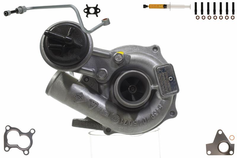 ALANKO 900020S1: Turbolader Motor, mit Anbau-/Befestigungsmaterial, inkl. Dichtungssatz, mit Ölleitung