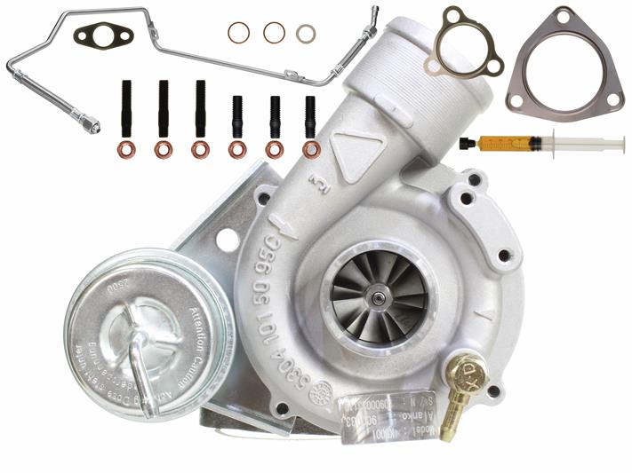 ALANKO 900033S1: Turbolader Motor, mit Anbau-/Befestigungsmaterial, inkl. Dichtungssatz, mit Ölleitung