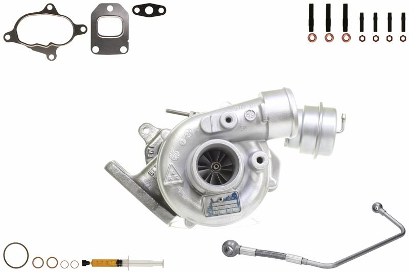 ALANKO 900096S2: Turbolader Motor, mit Anbau-/Befestigungsmaterial, inkl. Dichtungssatz, mit Ölleitung