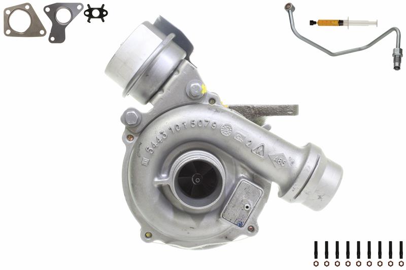 ALANKO 900101S2: Turbolader Motor, mit Anbau-/Befestigungsmaterial, inkl. Dichtungssatz, mit Ölleitung