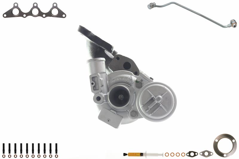 ALANKO 900165S1: Turbosuflantă Motor, cu material de atașare/fixare, incl. Set garnituri, cu conducta ulei