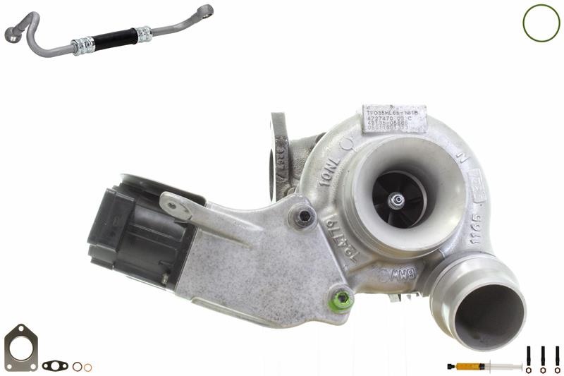 ALANKO 900175S1: Turbosuflantă Motor, cu material de atașare/fixare, incl. Set garnituri, cu conducta ulei
