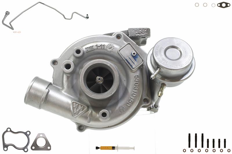 ALANKO 900191S1: Turbolader Motor, mit Anbau-/Befestigungsmaterial, inkl. Dichtungssatz, mit Ölleitung