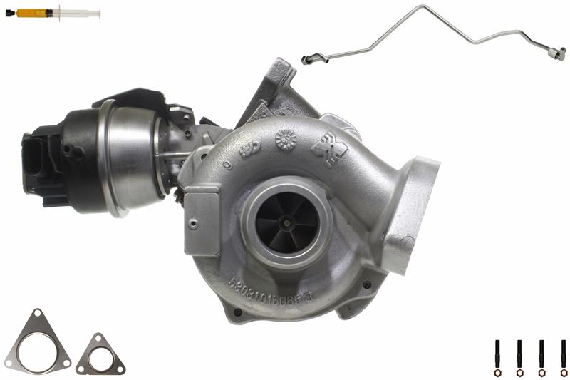 ALANKO 900200S1: Turbosuflantă Motor, cu material de atașare/fixare, incl. Set garnituri, cu conducta ulei