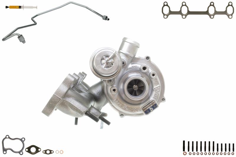 ALANKO 900302S1: Turbosuflantă Motor, cu material de atașare/fixare, incl. Set garnituri, cu conducta ulei