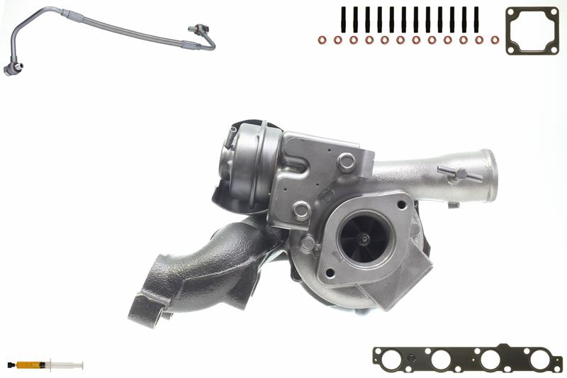 ALANKO 900476S1: Turbolader Motor, mit Anbau-/Befestigungsmaterial, inkl. Dichtungssatz, mit Ölleitung