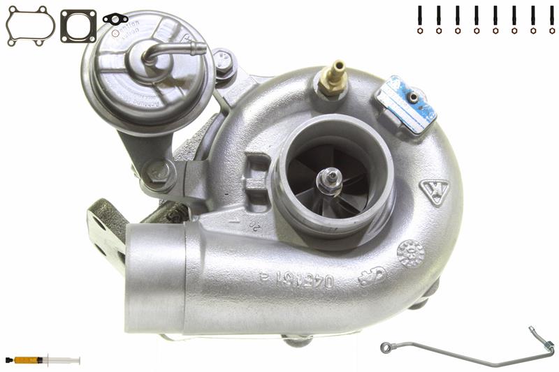 ALANKO 900512S3: Turbosuflantă Motor, cu material de atașare/fixare, incl. Set garnituri, cu conducta ulei