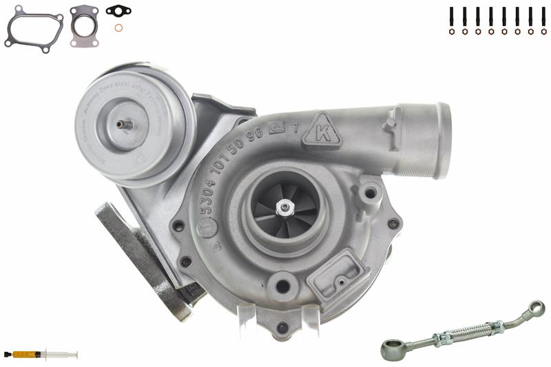ALANKO 900622S1: Turbolader Motor, mit Anbau-/Befestigungsmaterial, inkl. Dichtungssatz, mit Ölleitung