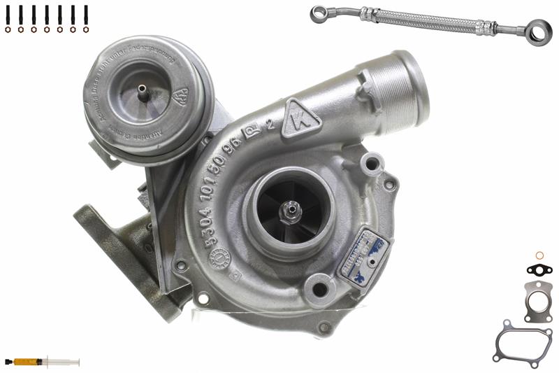 ALANKO 900624S1: Turbolader Motor, mit Anbau-/Befestigungsmaterial, inkl. Dichtungssatz, mit Ölleitung