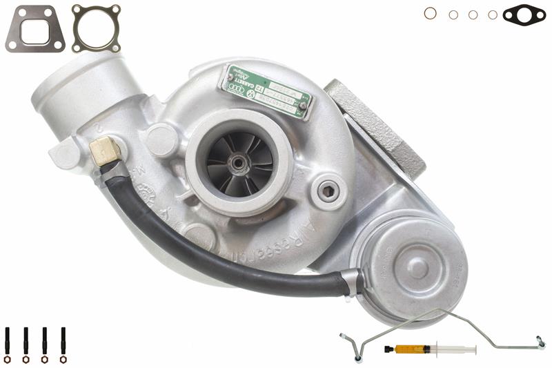 ALANKO 900716S1: Turbolader Motor, mit Anbau-/Befestigungsmaterial, inkl. Dichtungssatz, mit Ölleitung