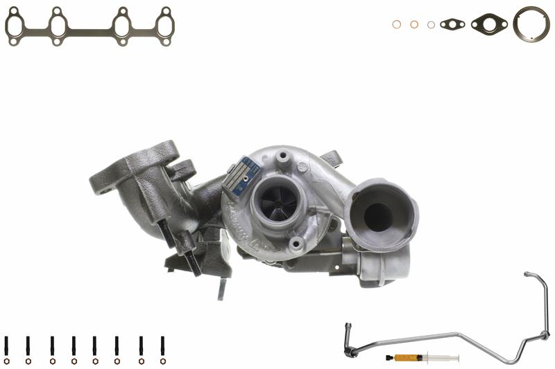 ALANKO 900736S1: Turbosuflantă Motor, cu material de atașare/fixare, incl. Set garnituri, cu conducta ulei