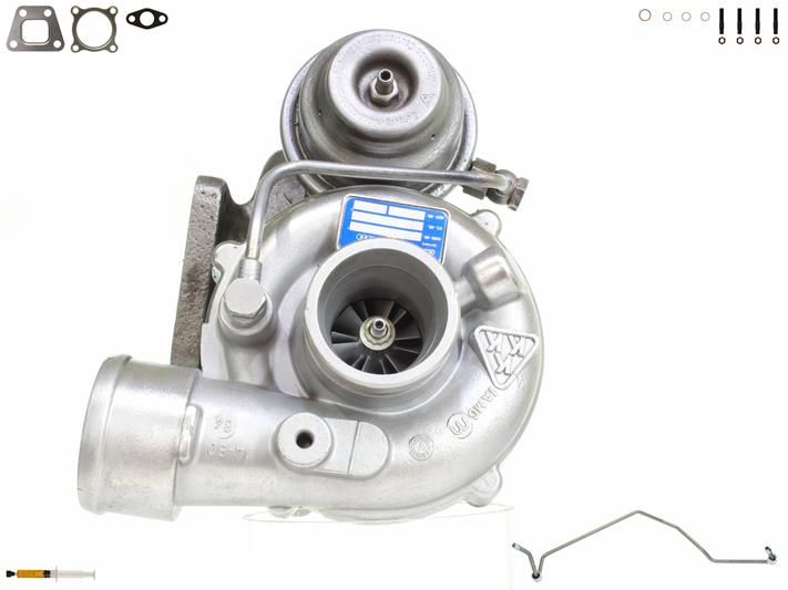 ALANKO 900770S1: Turbolader Motor, mit Anbau-/Befestigungsmaterial, inkl. Dichtungssatz, mit Ölleitung