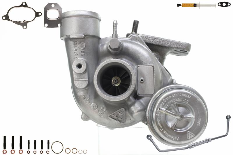 ALANKO 900781S1: Turbolader Motor, mit Anbau-/Befestigungsmaterial, inkl. Dichtungssatz, mit Ölleitung