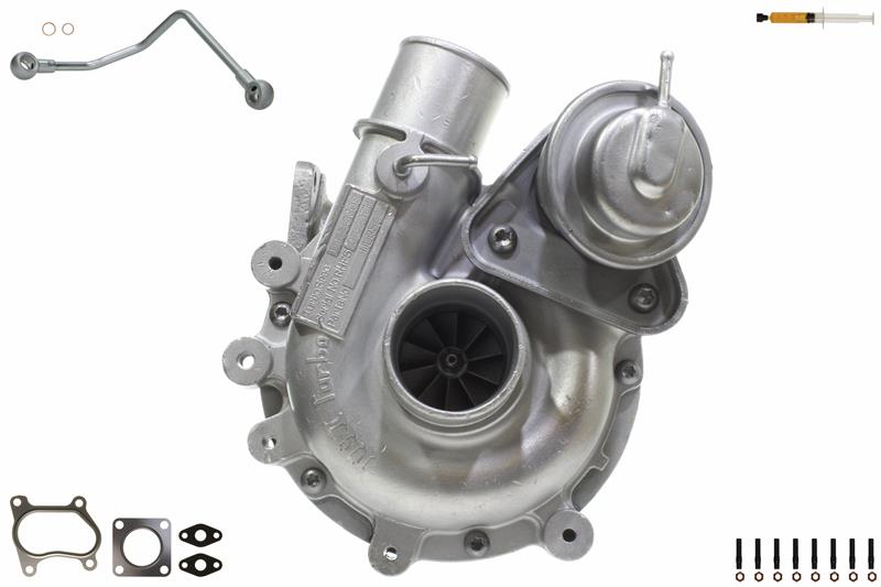 ALANKO 900911S1: Turbolader Motor, mit Anbau-/Befestigungsmaterial, inkl. Dichtungssatz, mit Ölleitung