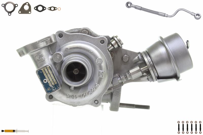 ALANKO 900919S1: Turbolader Motor, mit Anbau-/Befestigungsmaterial, inkl. Dichtungssatz, mit Ölleitung