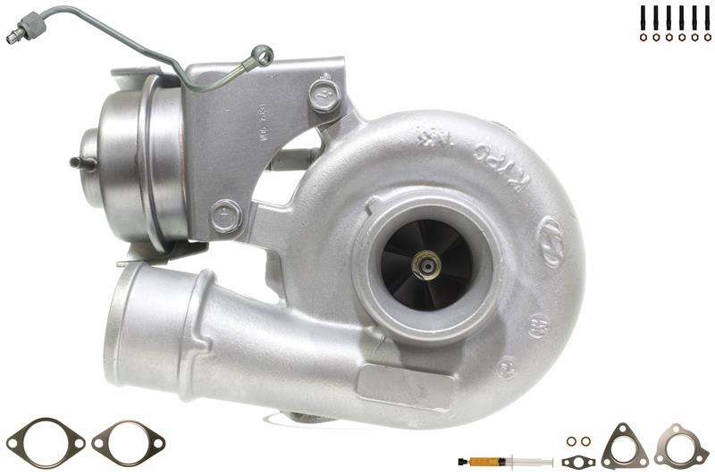 ALANKO 900970S1: Turbolader Motor, mit Anbau-/Befestigungsmaterial, inkl. Dichtungssatz, mit Ölleitung