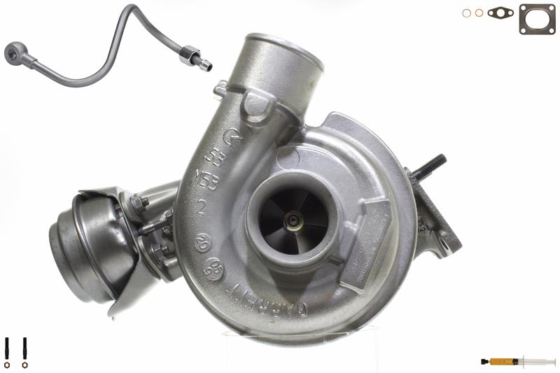 ALANKO 900971S1: Turbolader Motor, mit Anbau-/Befestigungsmaterial, inkl. Dichtungssatz, mit Ölleitung