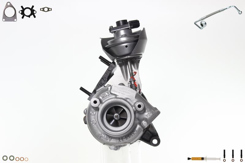 ALANKO 901007S2: Turbosuflantă Motor, cu material de atașare/fixare, incl. Set garnituri, cu conducta ulei