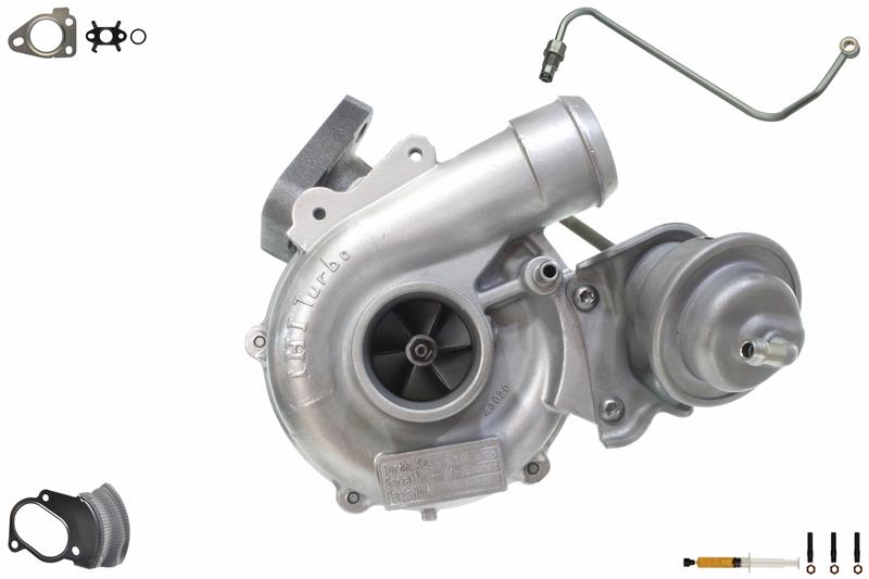 ALANKO 901032S1: Turbolader Motor, mit Anbau-/Befestigungsmaterial, inkl. Dichtungssatz, mit Ölleitung