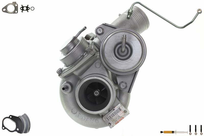 ALANKO 901043S3: Turbolader Motor, mit Anbau-/Befestigungsmaterial, inkl. Dichtungssatz, mit Ölleitung