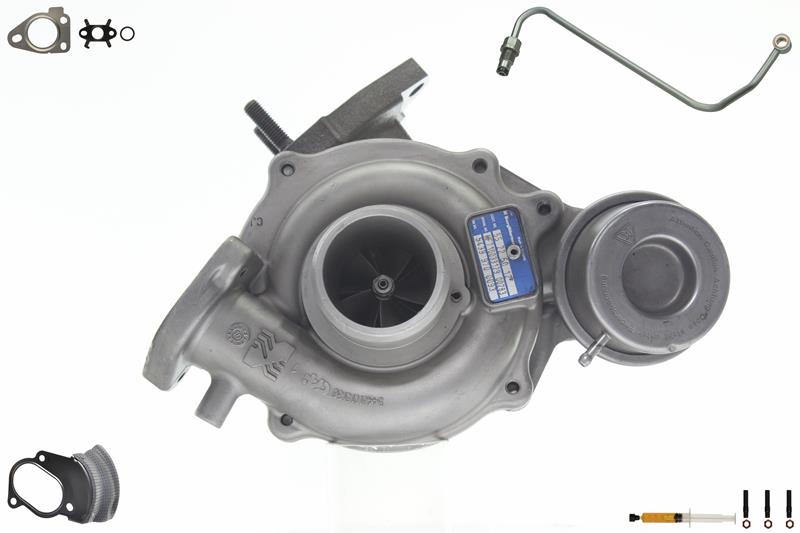 ALANKO 901058S3: Turbolader Motor, mit Anbau-/Befestigungsmaterial, inkl. Dichtungssatz, mit Ölleitung
