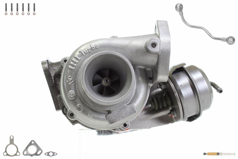ALANKO 901148S1: Turbolader Motor, mit Anbau-/Befestigungsmaterial, inkl. Dichtungssatz, mit Ölleitung
