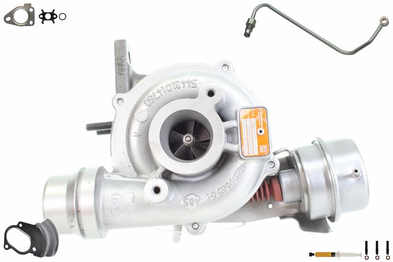 ALANKO 901161S1: Turbolader Motor, mit Anbau-/Befestigungsmaterial, inkl. Dichtungssatz, mit Ölleitung