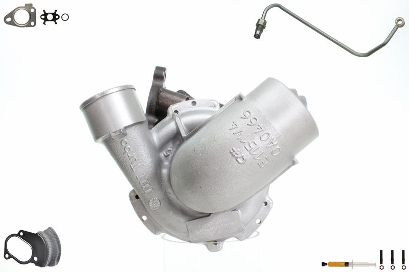 ALANKO 901172S1: Turbolader Motor, mit Anbau-/Befestigungsmaterial, inkl. Dichtungssatz, mit Ölleitung