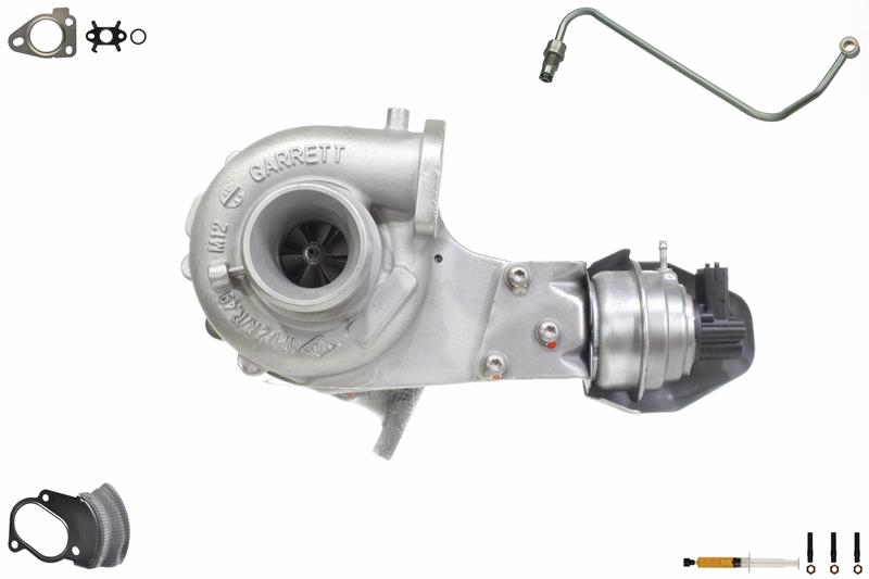 ALANKO 901184S1: Turbosuflantă Motor, cu material de atașare/fixare, incl. Set garnituri, cu conducta ulei