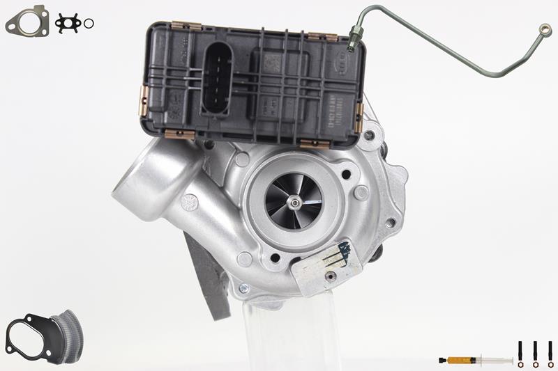 ALANKO 901257S1: Turbosuflantă Motor, cu material de atașare/fixare, incl. Set garnituri, cu conducta ulei