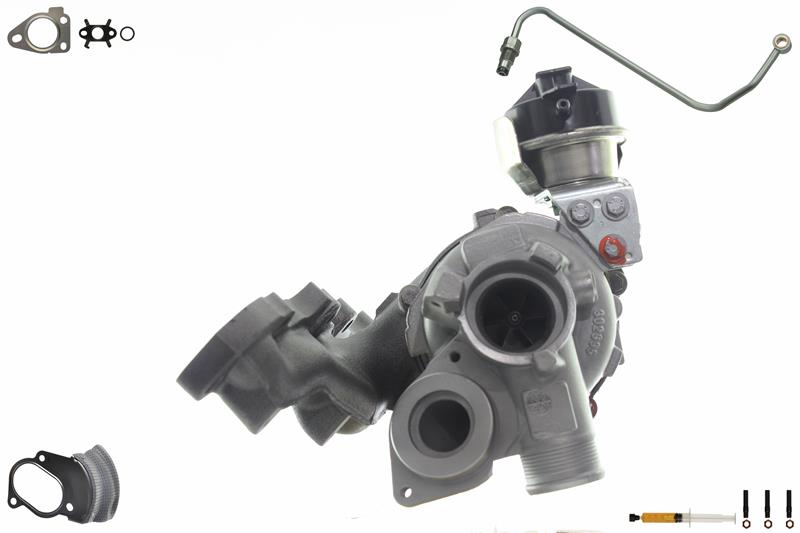 ALANKO 901284S2: Turbosuflantă Motor, cu material de atașare/fixare, incl. Set garnituri, cu conducta ulei