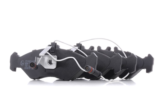 RIDEX 402B1196: Juego de pastillas de freno Eje trasero, con accesorios, Chapa antichirridos