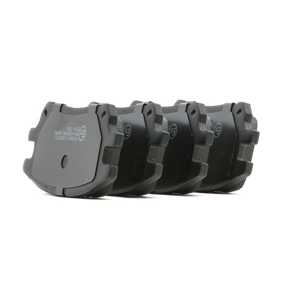 RIDEX 402B1222: Bremsbeläge Vorderachse, mit Anti-Quietsch-Blech
