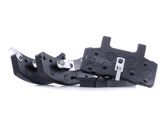 RIDEX 402B1241: Bremsbeläge Vorderachse, mit Feder