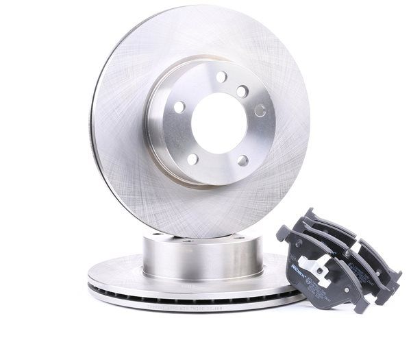 RIDEX 3405B0118: Kit de discos de freno y pastillas Eje delantero, Ø: 312mm, ventilado