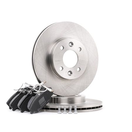 RIDEX 3405B0229: Fék készlet, tárcsafék elsőtengely, Ø: 262mm, Szellőztetett